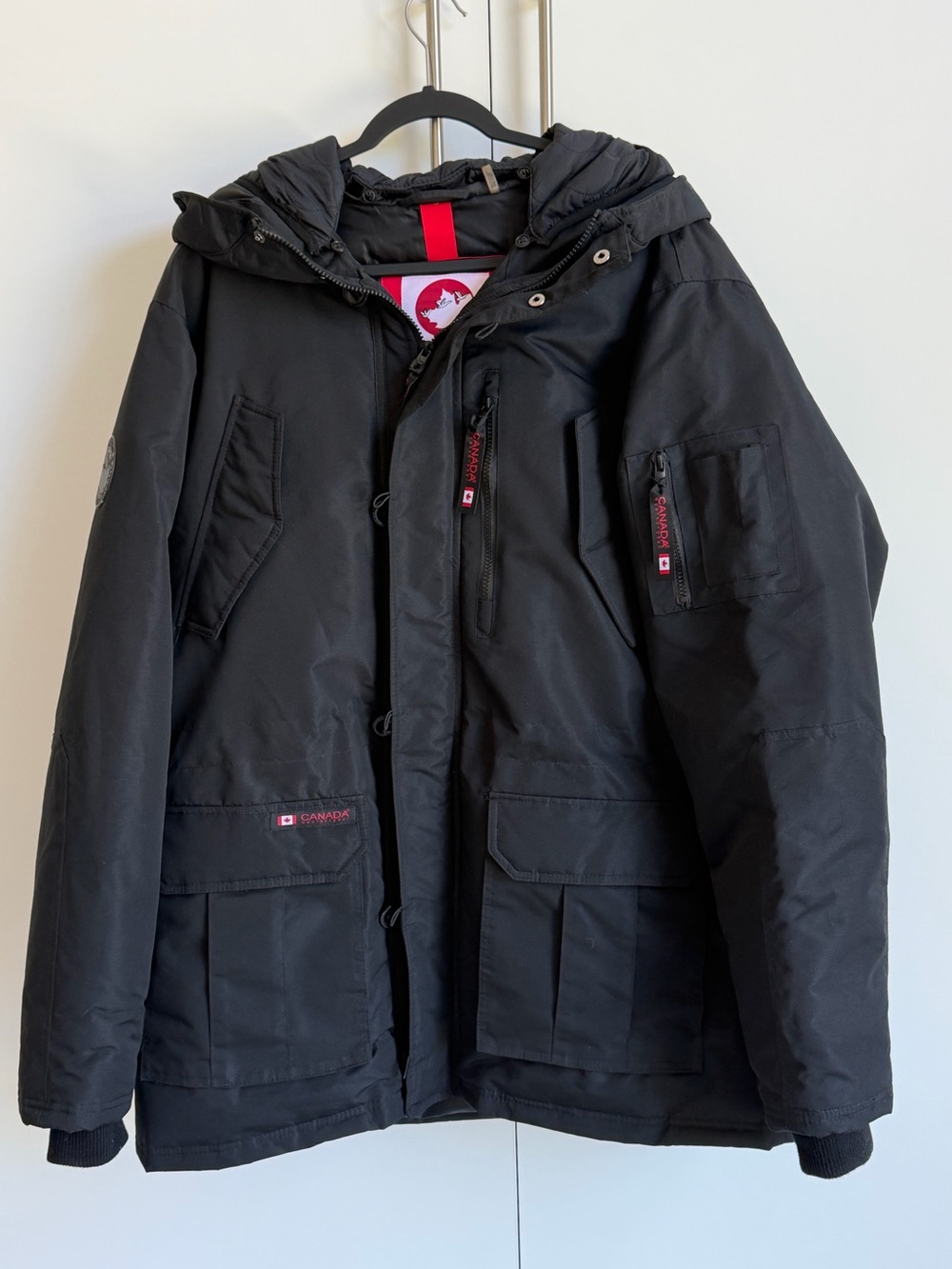 Canada Weather Gear Men XXL Black -20°C Winter Parka Utility Jacket